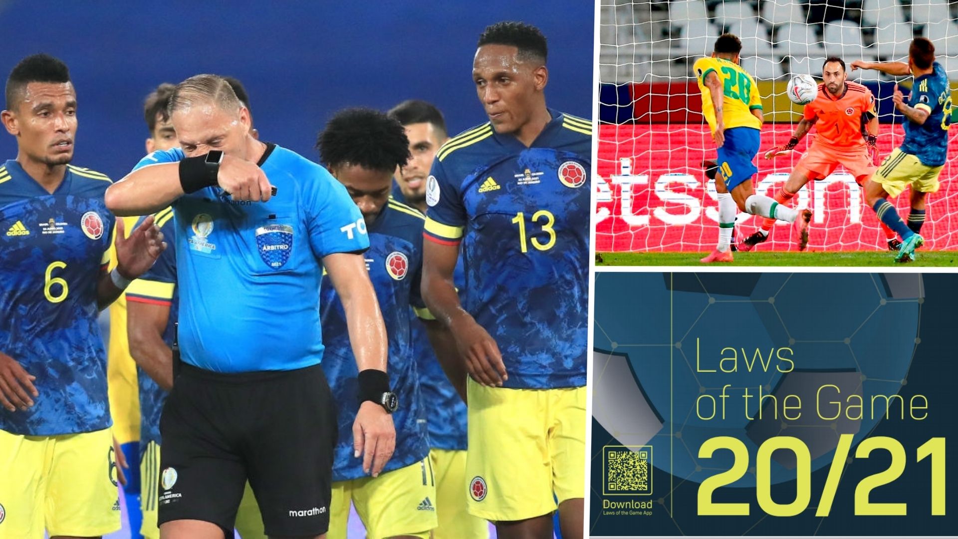 เปิดกฎฟีฟ่า : กติกาว่าอย่างไรถ้าบอลโดนผู้ตัดสิน?