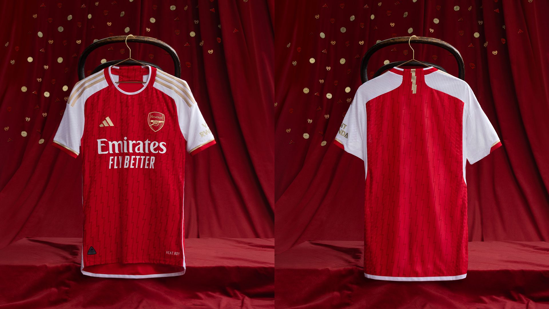 Arsenal 2023-24 mens home kit 