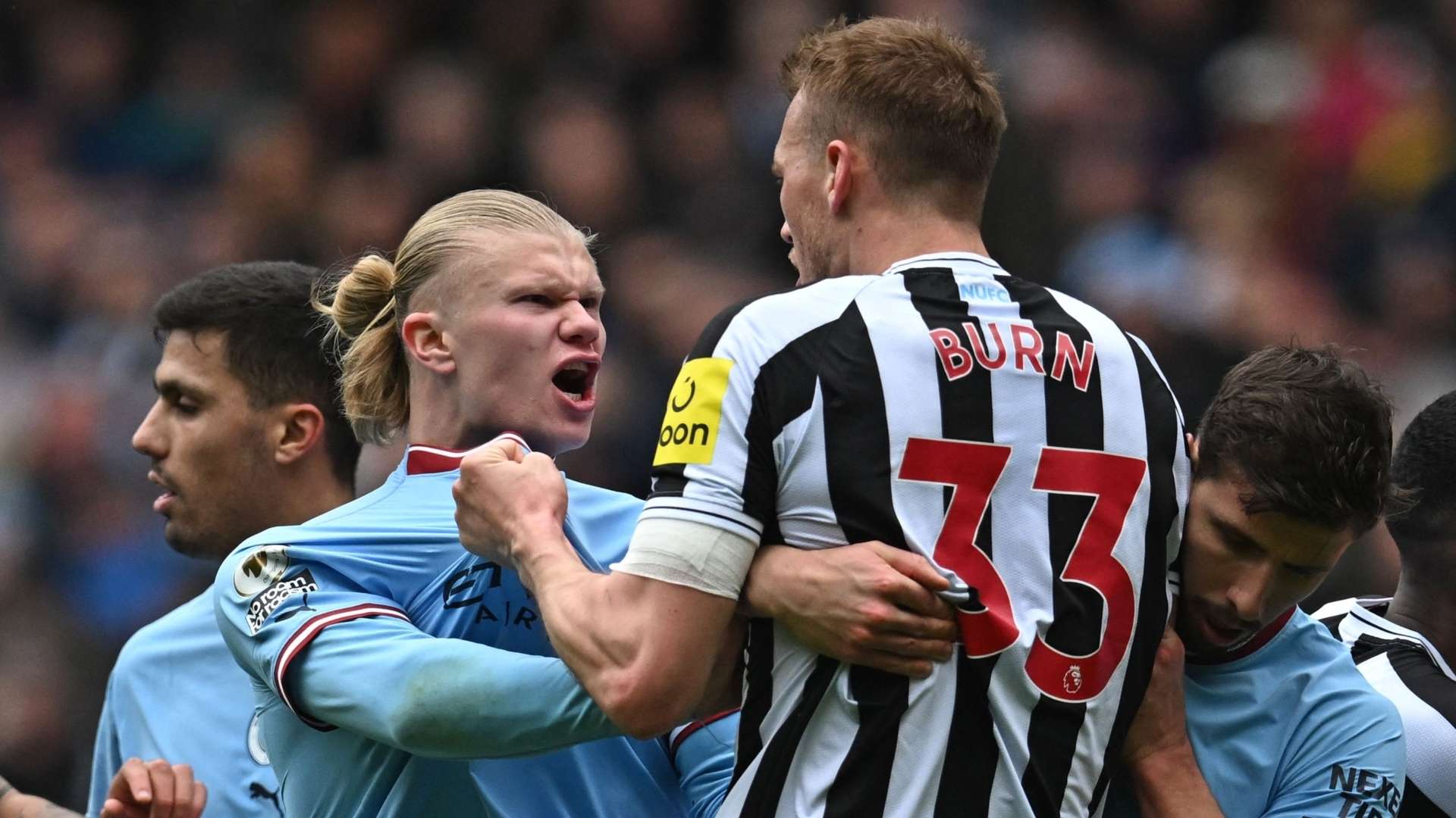 Erling Haaland Dan Burn