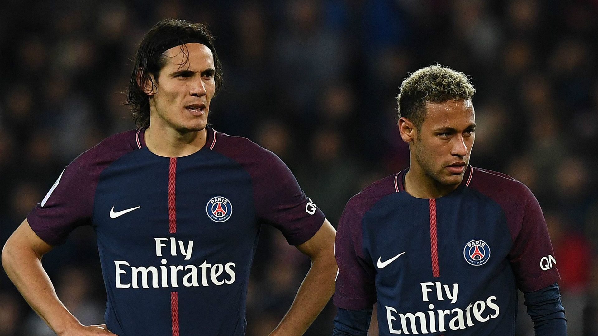 Edinson Cavani Neymar PSG Paris Saint-Germain