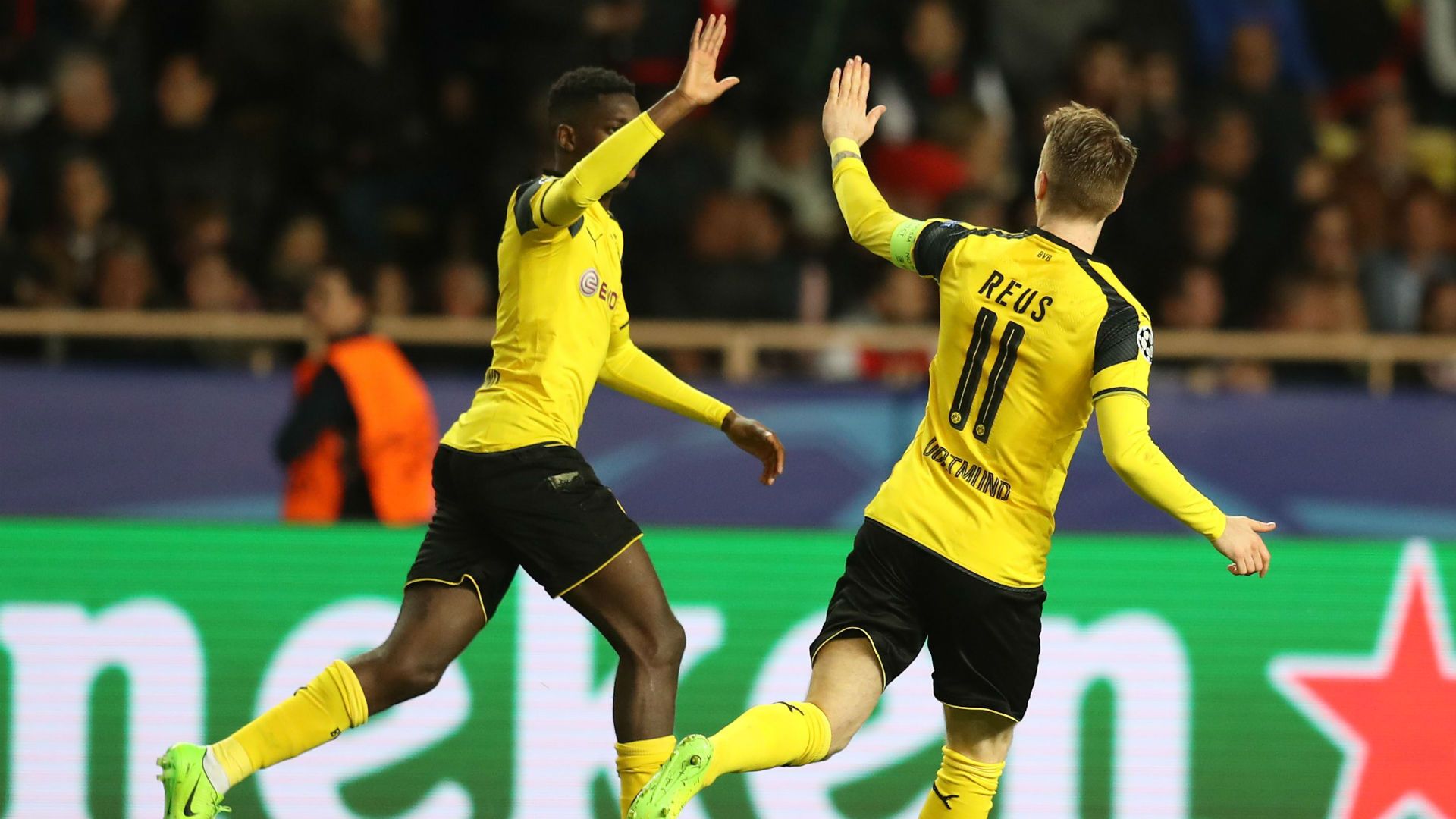 Ousmane Dembele Marco Reus Monaco Dortmund Champions League 19042017