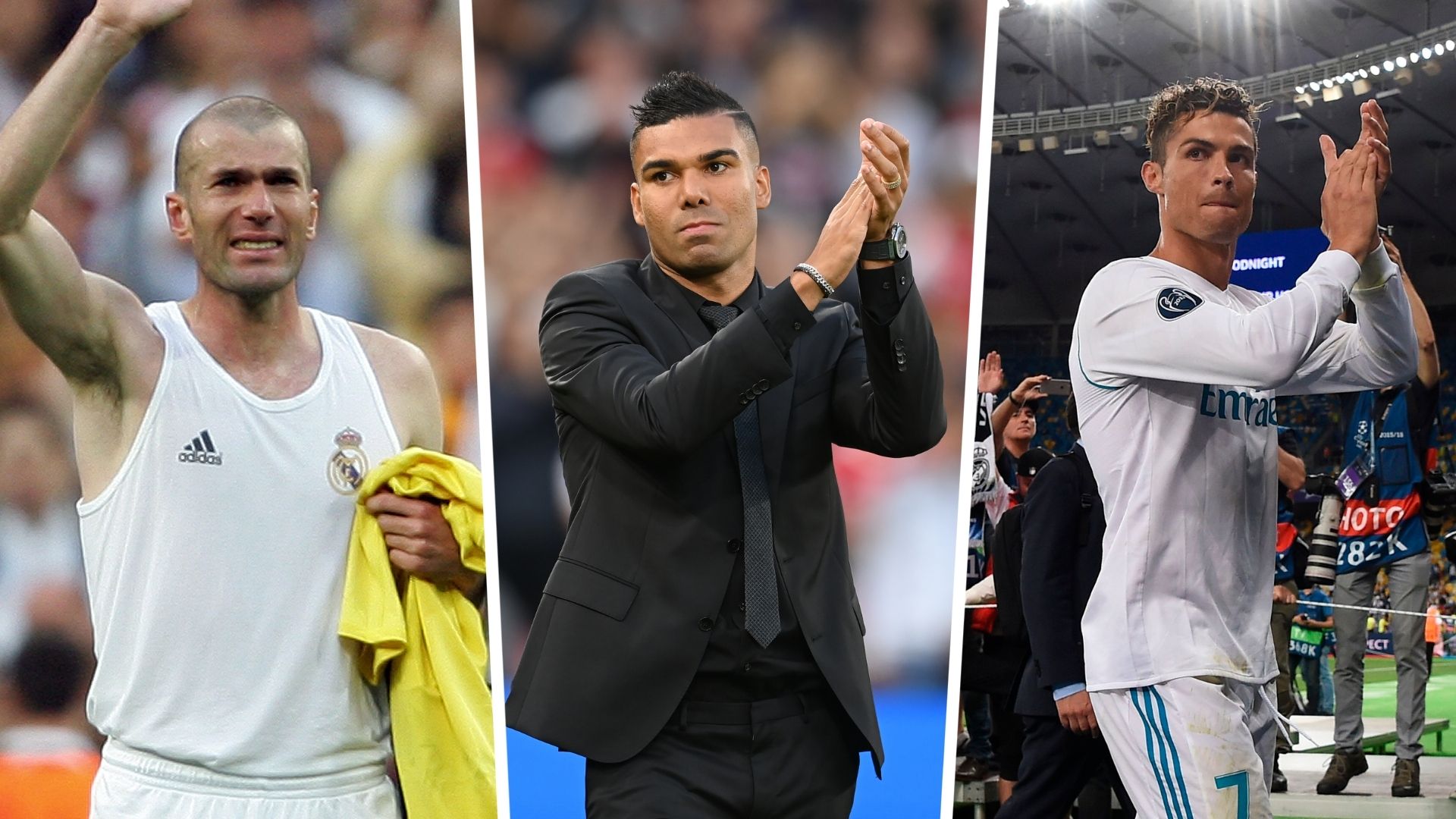 Zinedine Zidane, Casemiro, Cristiano Ronaldo GFX