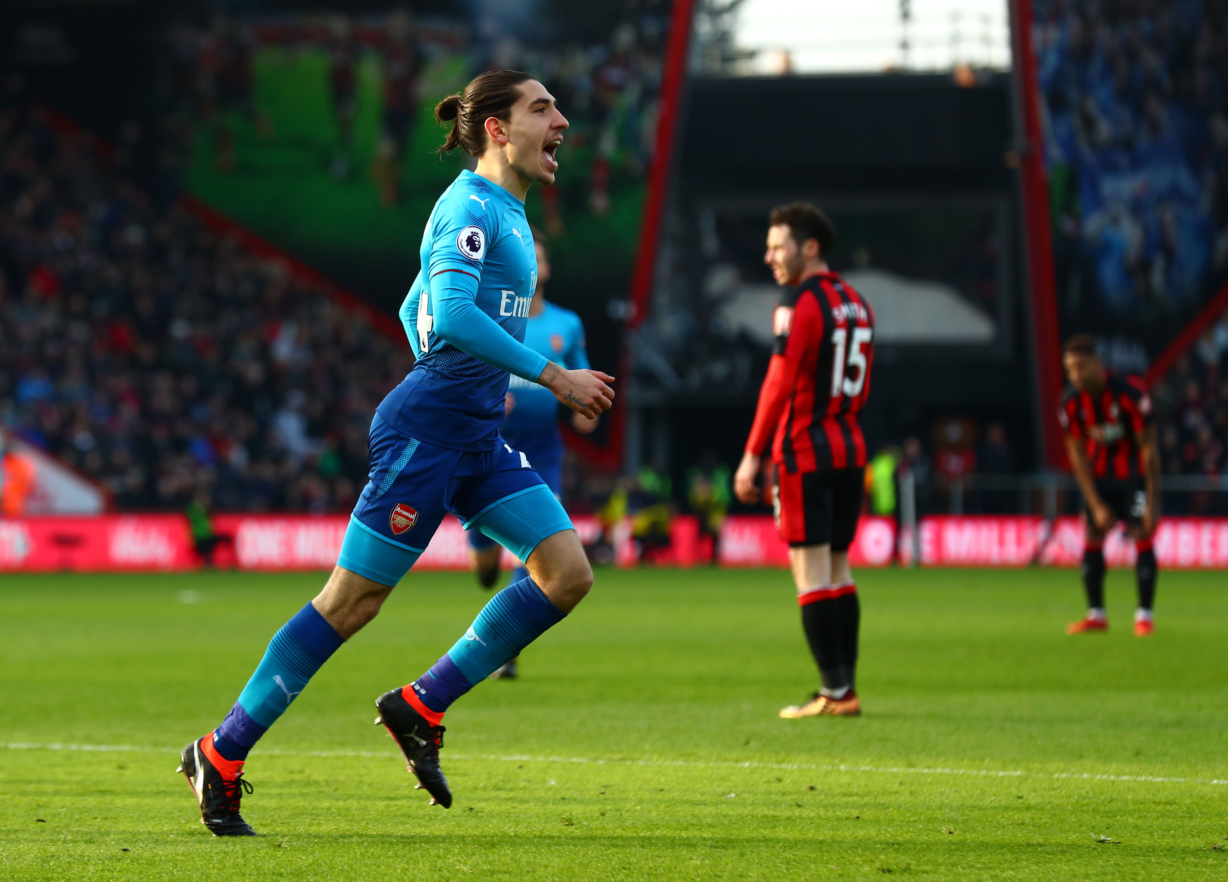 Jan 14 Bournemout - Arsenal Bellerin