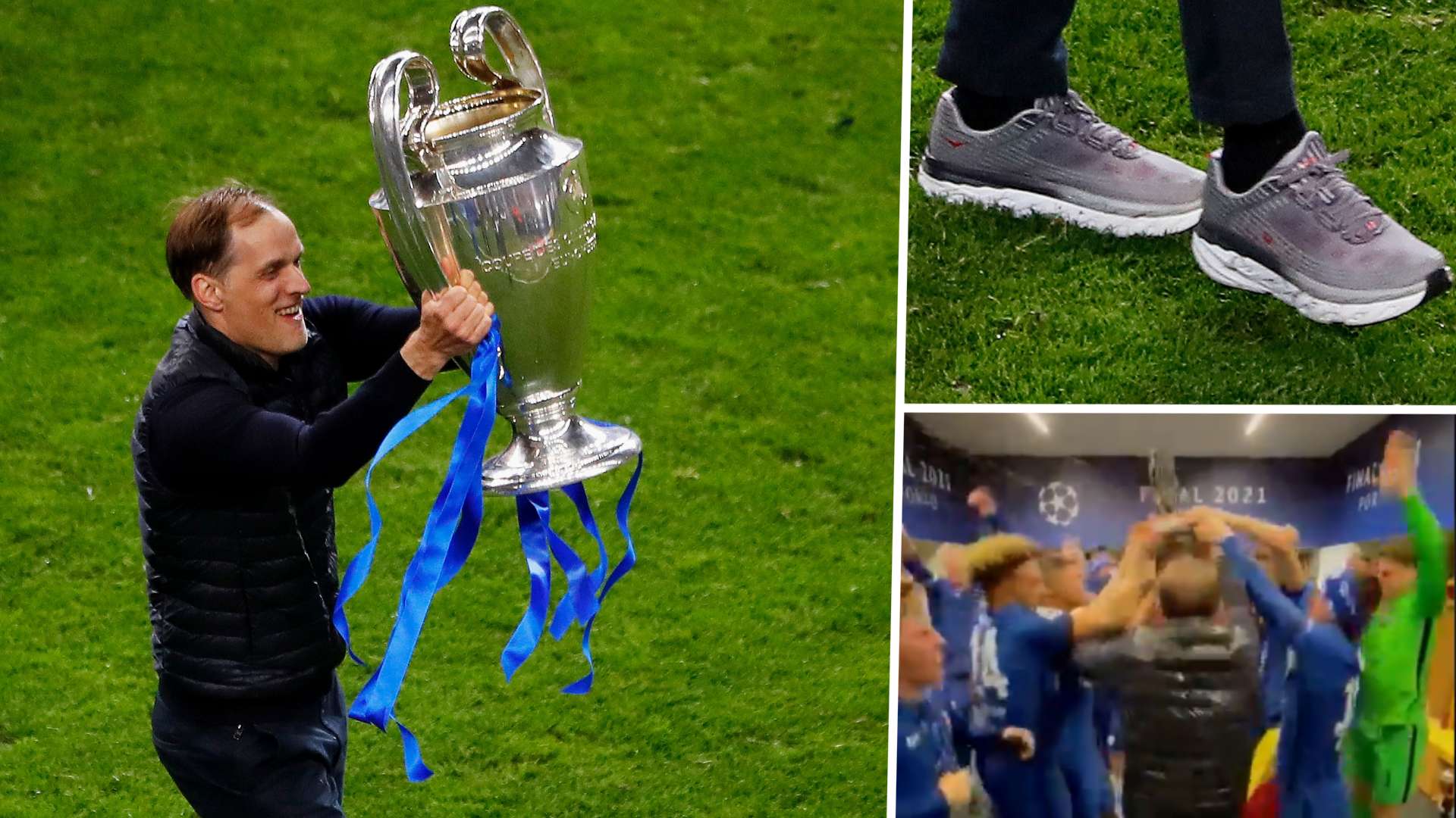 thomas tuchel chelsea champions league celebration GFX