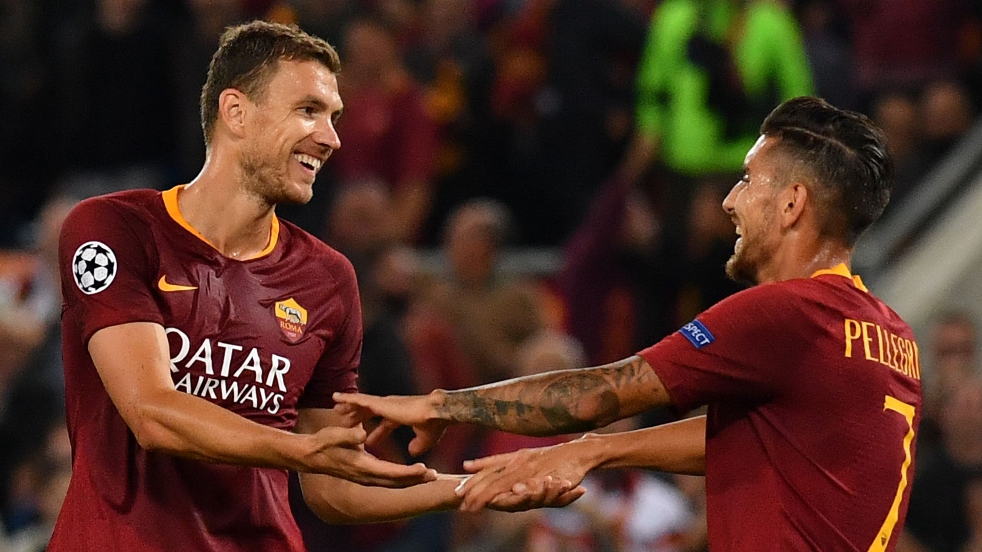 Edin Dzeko, Lorenzo Pellegrini, AS Roma