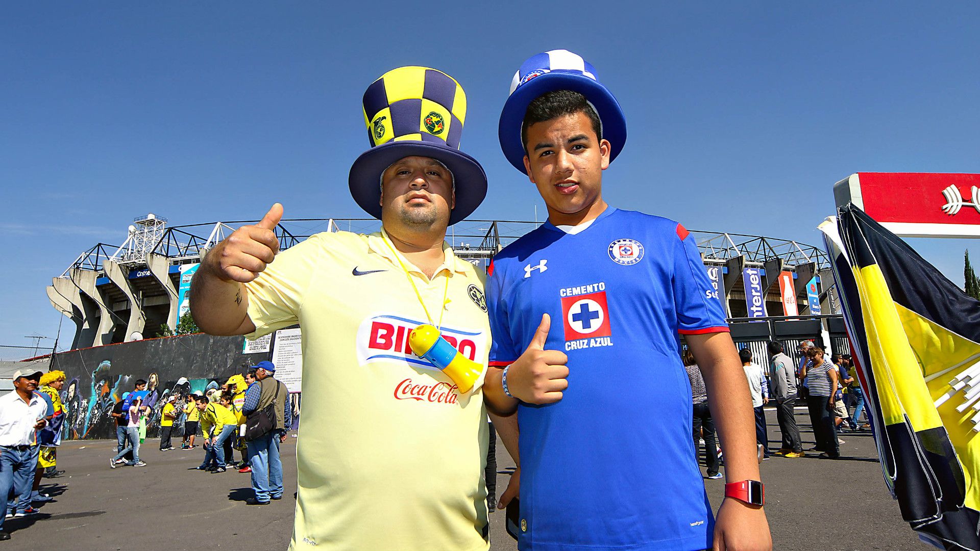 Afición América Cruz Azul