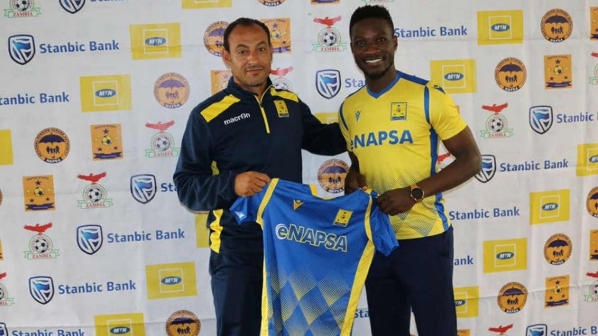 Shaban Odhoji signs for Napsa Stars FC.