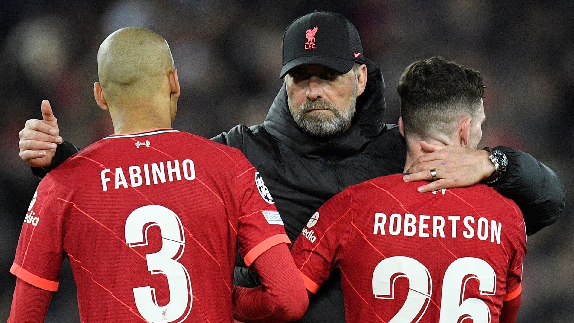 20220427_Jurgen Klopp&Fabinho&Andrew Robertson_Liverpool