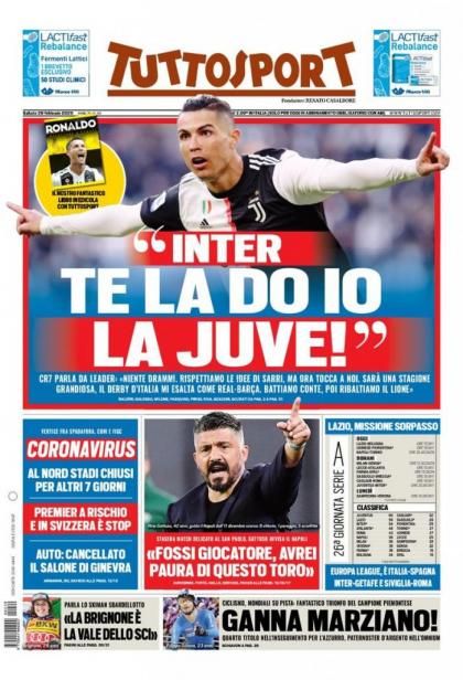 February 29 Tuttosport