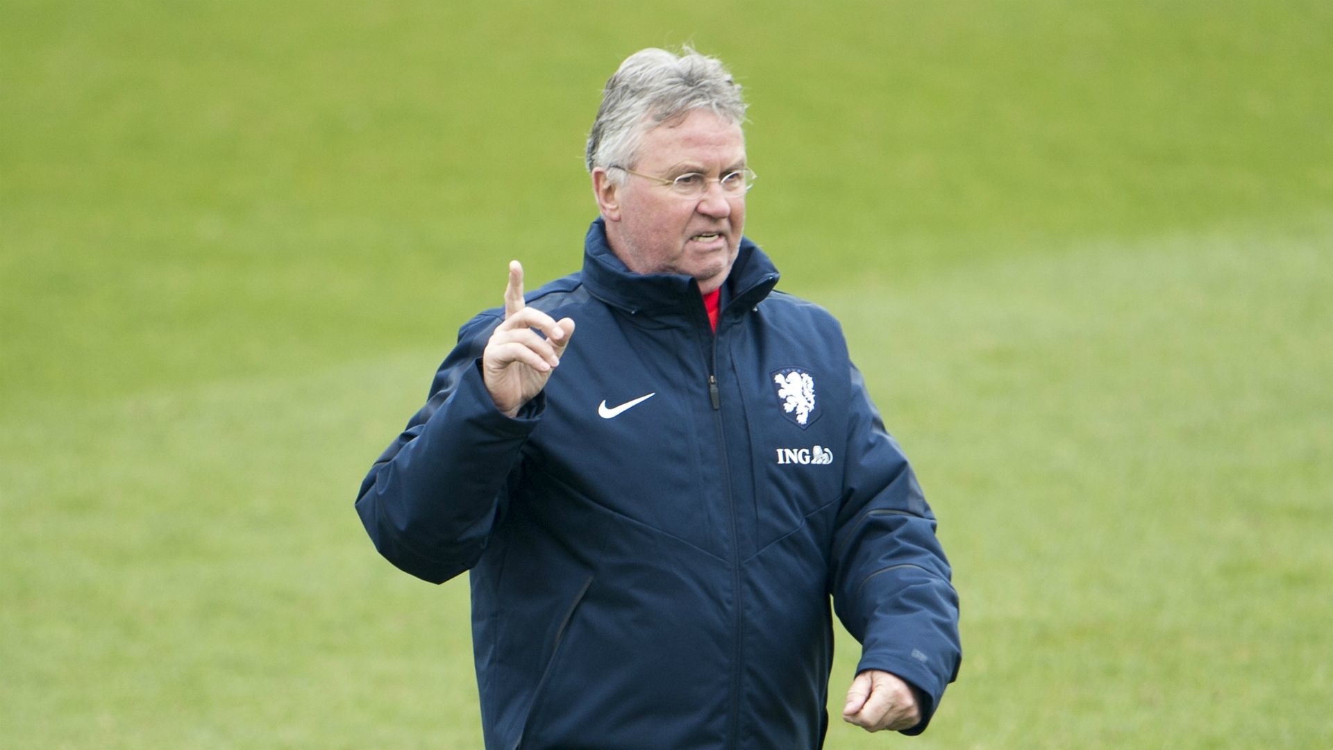 Guus Hiddink Oranje Netherlands training 03262015