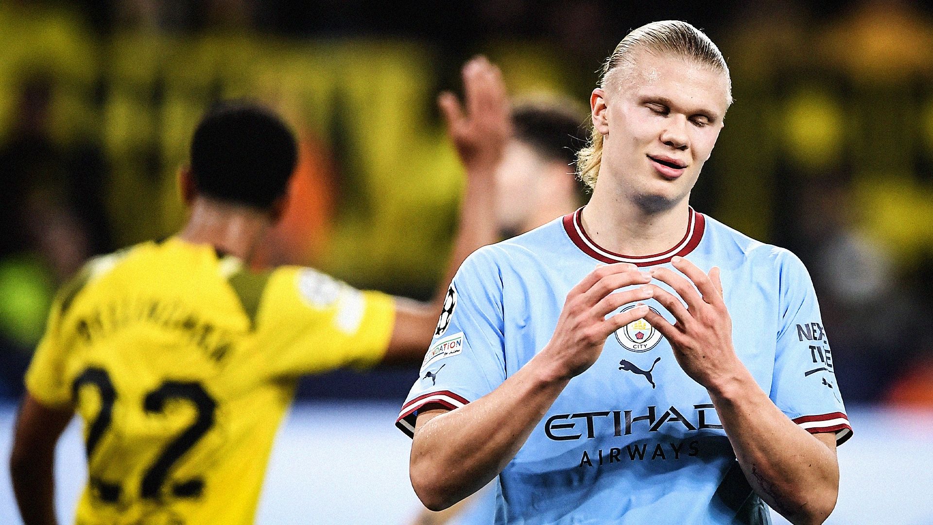 Erling Haaland Man City Dortmund 2022-23 HIC 16:9