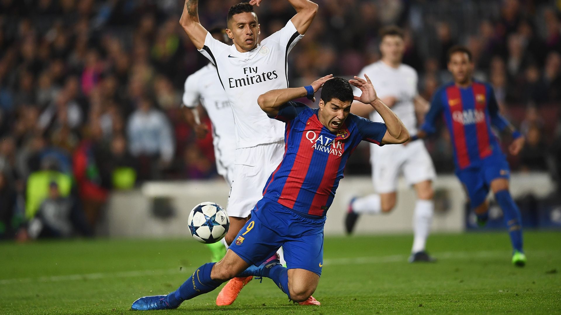 Luis Suarez Barcelona PSG Champions League
