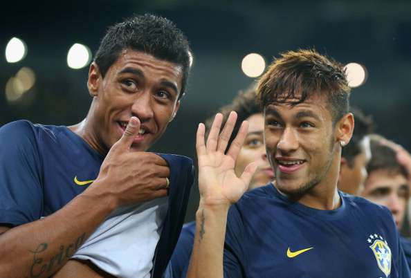 Neymar and Paulinho