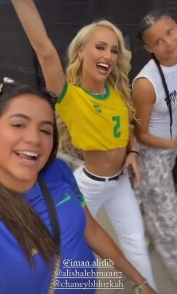 Alisha Lehmann Brazil shirt USMNT 2024