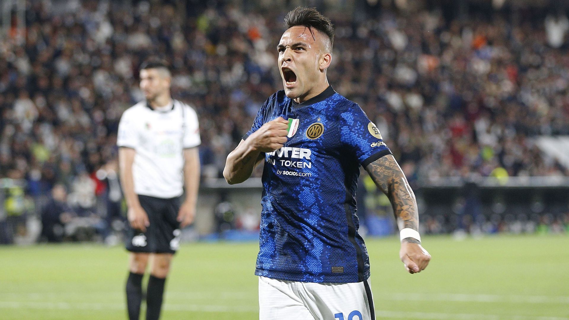 Lautaro Martinez Spezia Inter Serie A