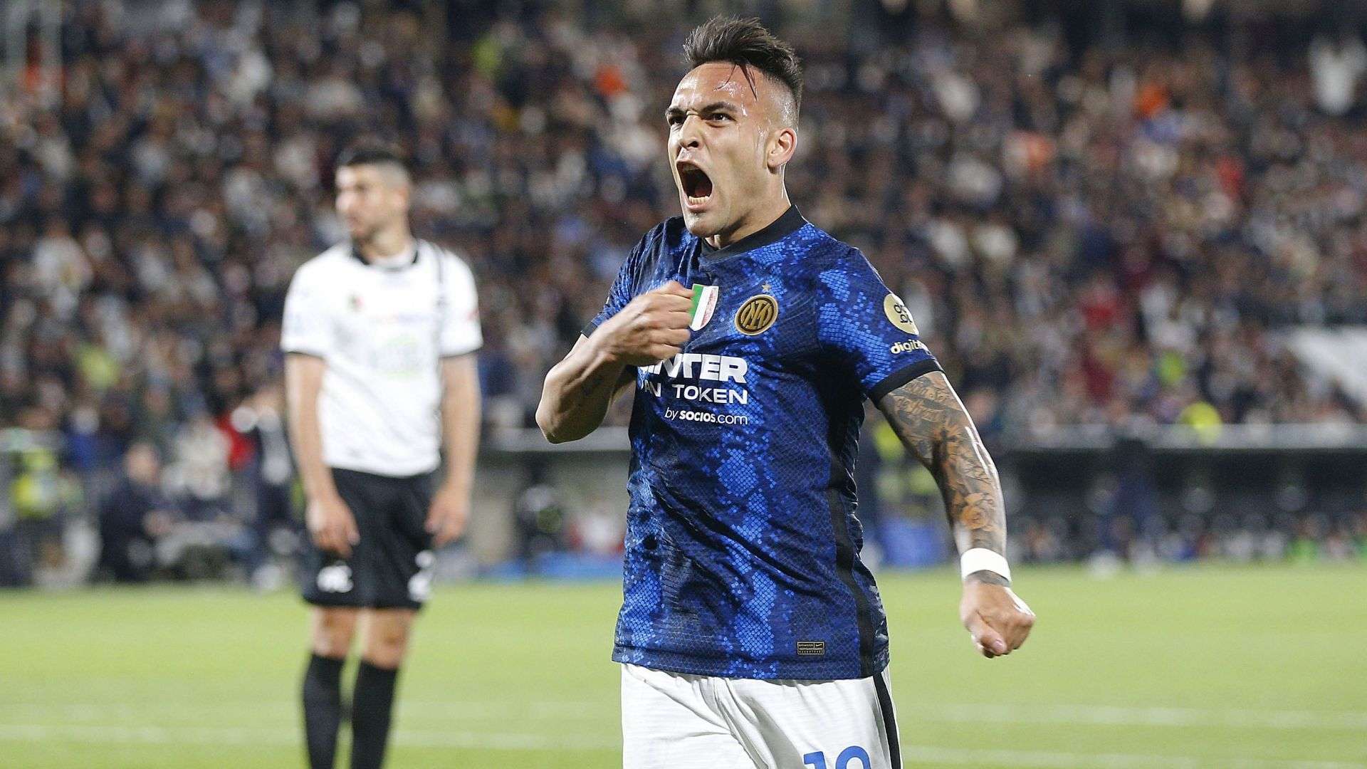 Lautaro Martinez Spezia Inter Serie A