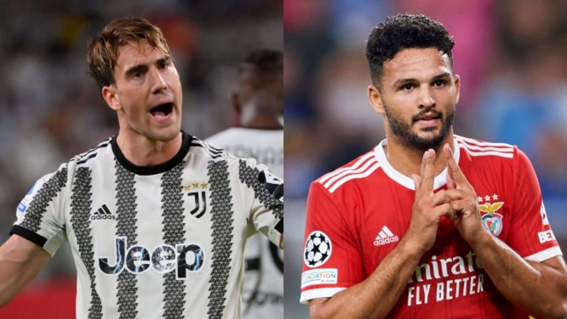 Dusan Vlahovic Juventus Goncalo Ramos Benfica