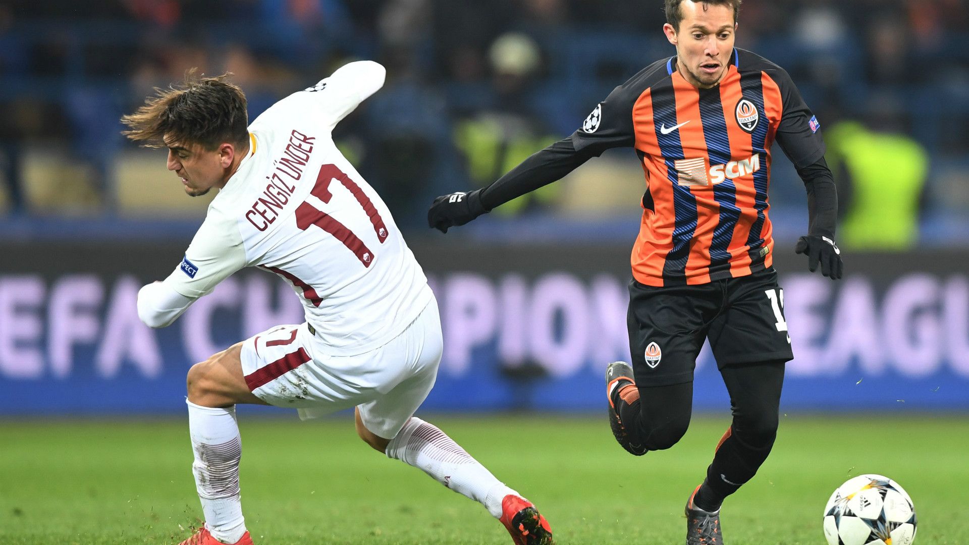 CENGIZ ÜNDER ROMA MARLOS SHAKTAR DONETSK UEFA CHAMPIONS LEAGUE 21022018