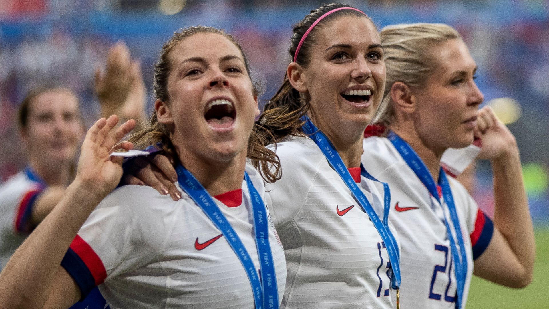 Kelley O'Hara Alex Morgan USWNT