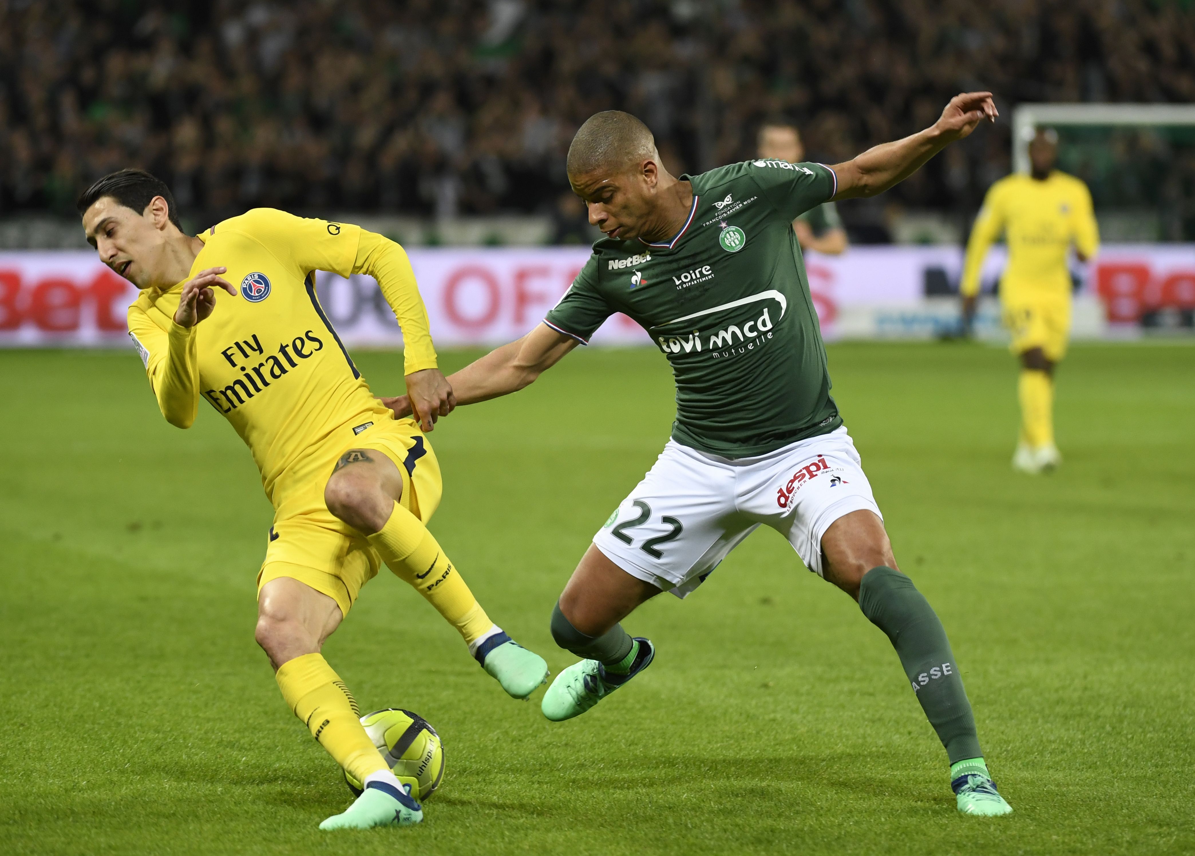Kevin Monnet-Paquet, Saint-Etienne, Angel Di Maria, PSG