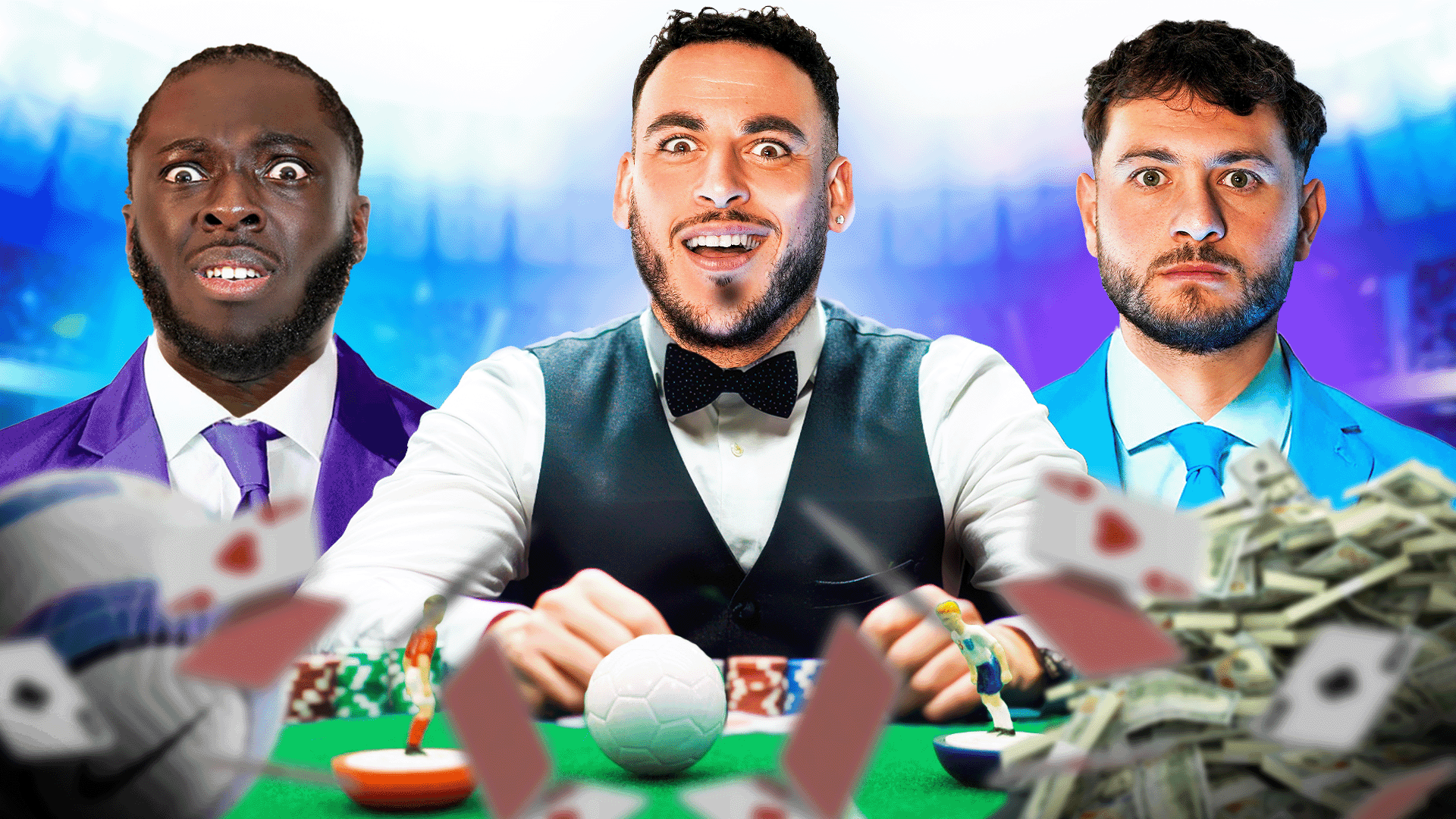 VIDEO: $100k EACH for Juwon, Ali & Yani - who wins the Front Three Football Poker quiz?! | Goal.com UK