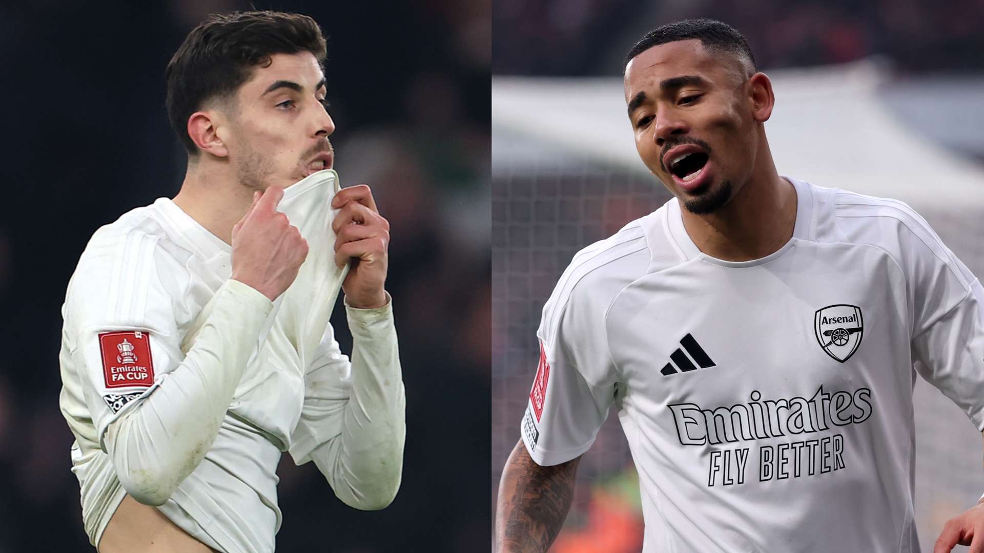 Kai Havertz Gabriel Jesus Arsenal 2024-25