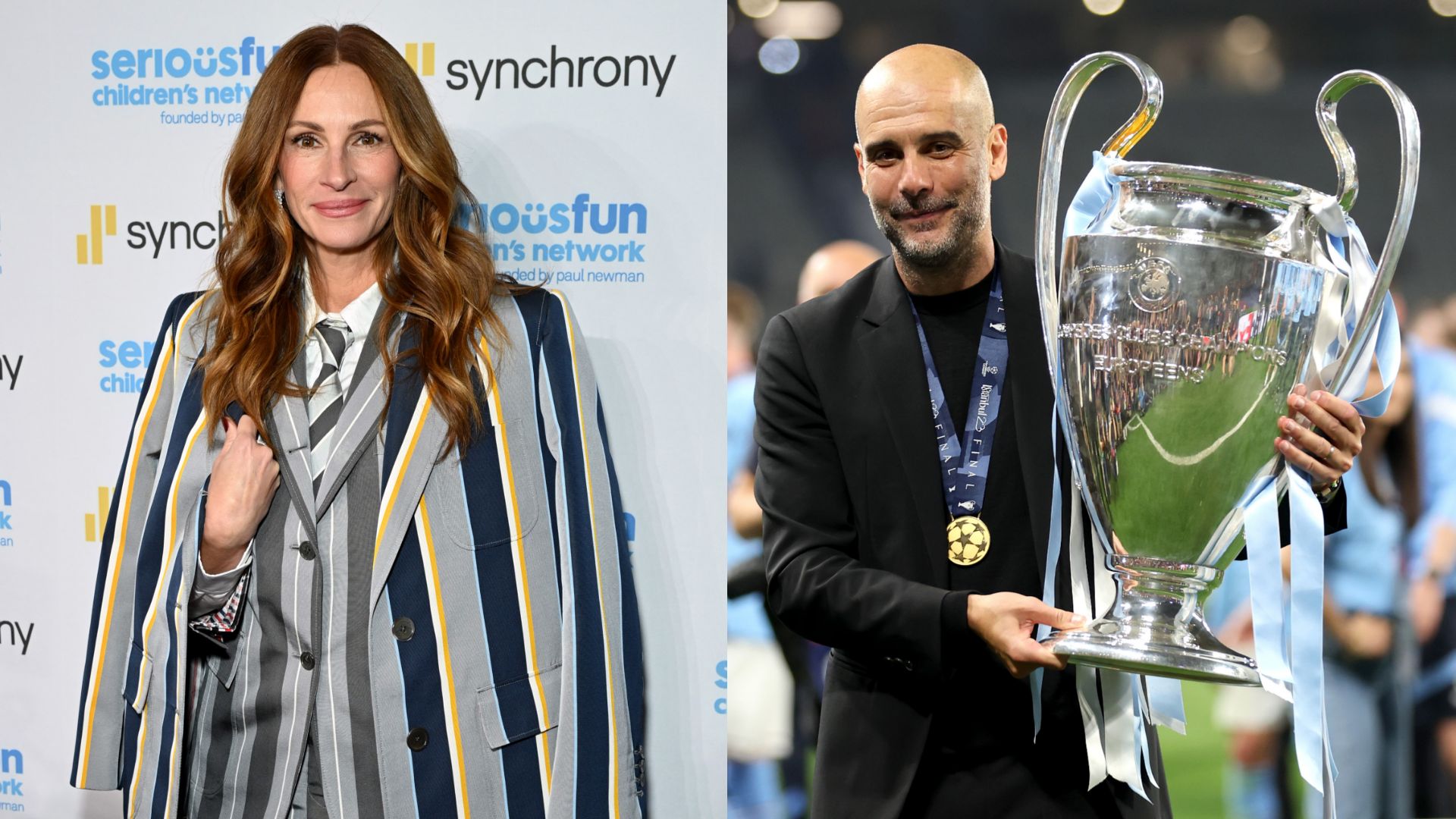 Pep Guardiola Julia Roberts Manchester City