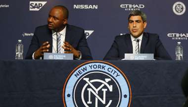 Patrick Vieira Claudio Reyna New York City FC MLS 01202016