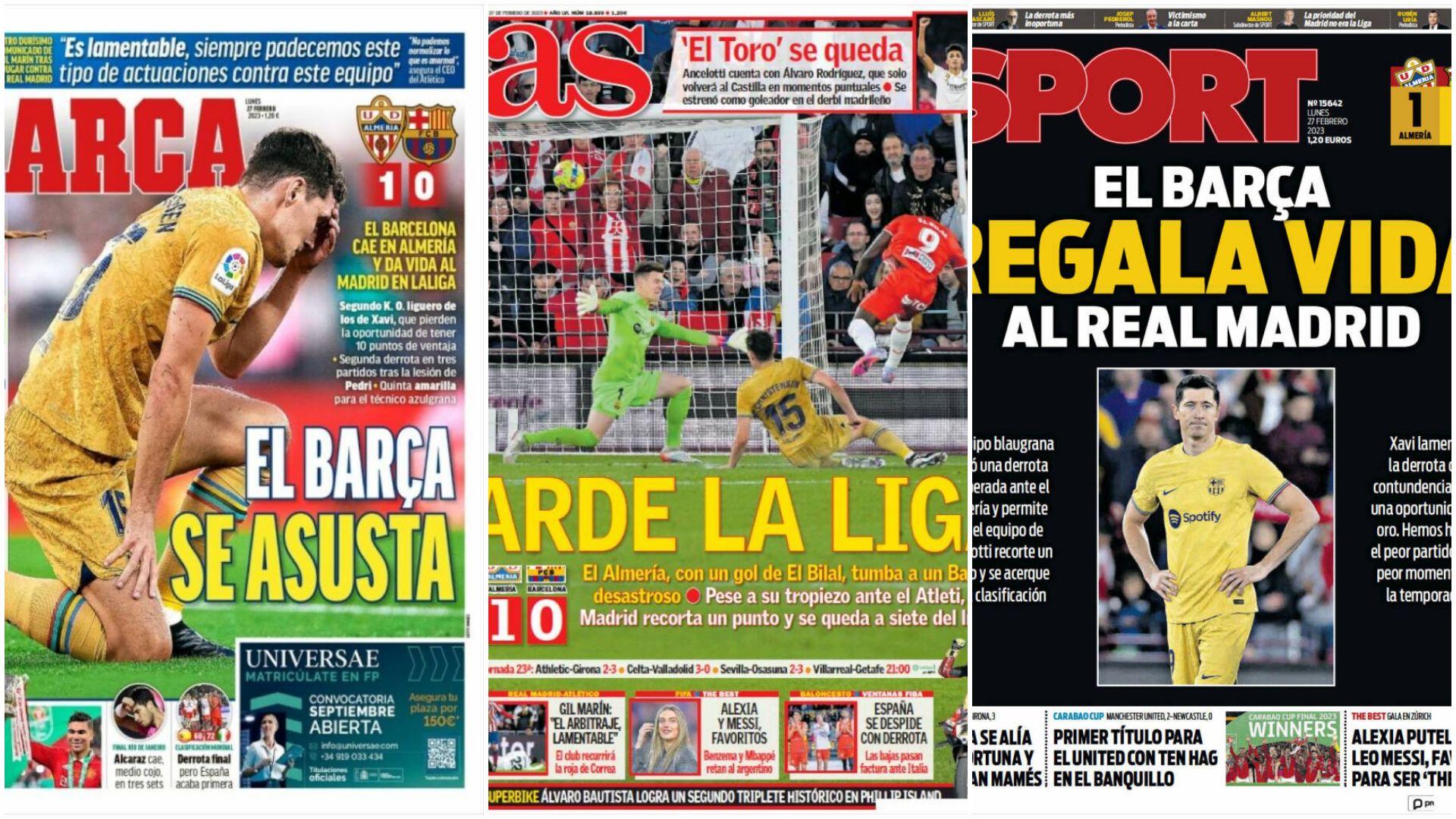 Portadas 27 febrero 2023