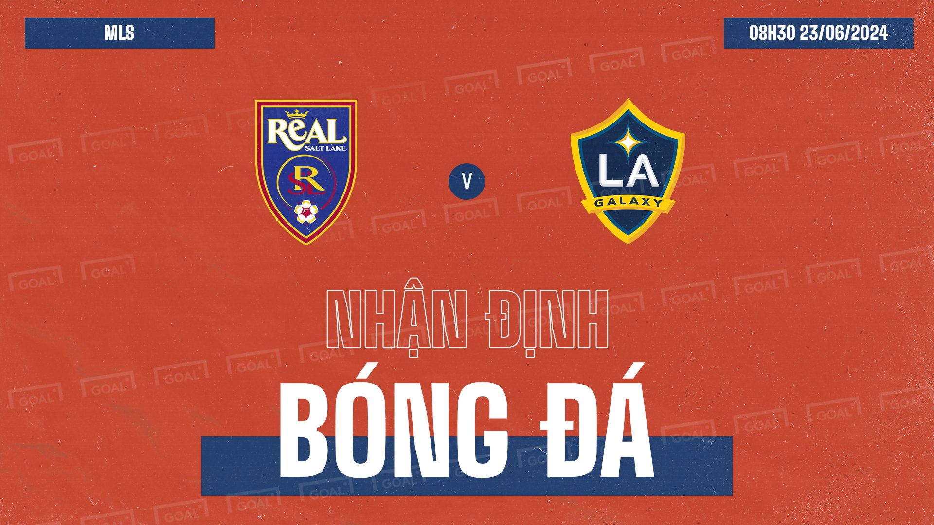 Real Salt Lake vs Los Angeles Galaxy MLS 2024 GFX