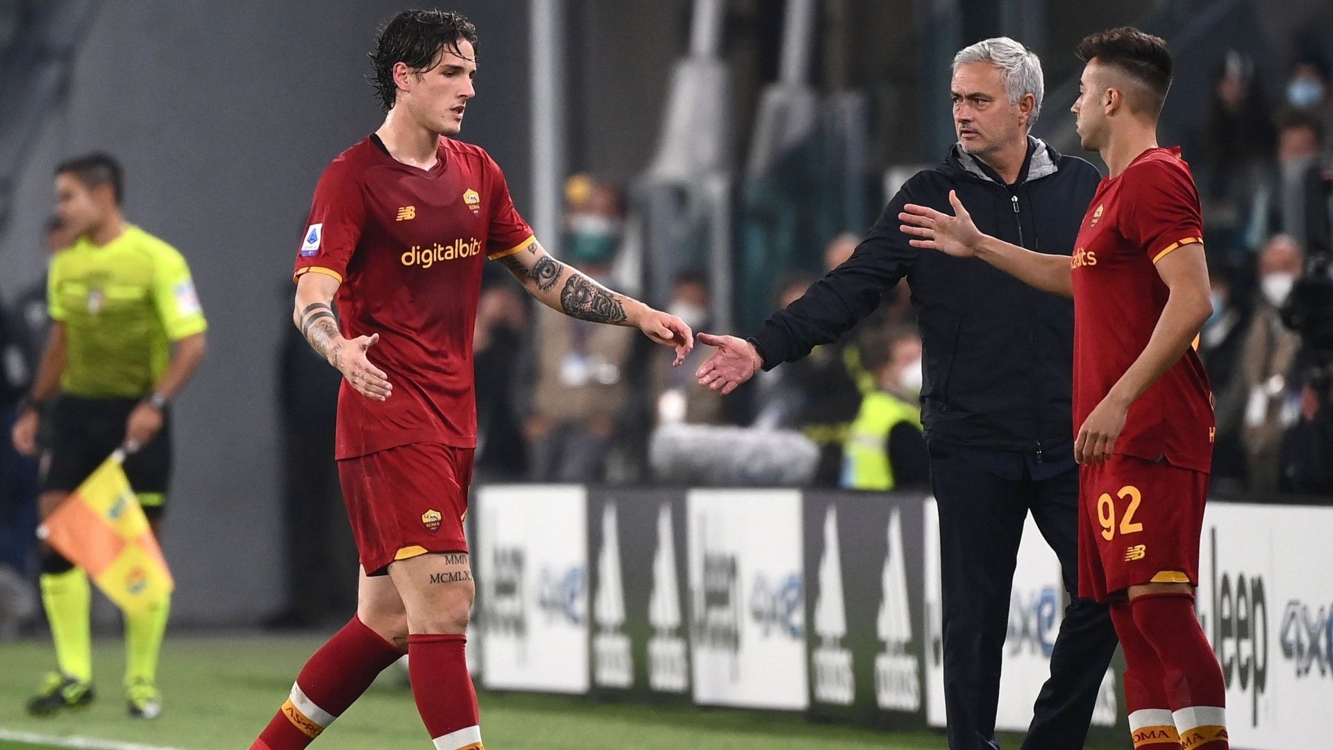 Nicolò Zaniolo injured Juventus Roma 17102021