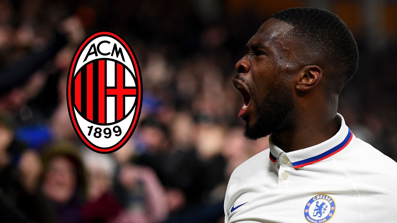 Fikayo Tomori Chelsea AC Milan GFX