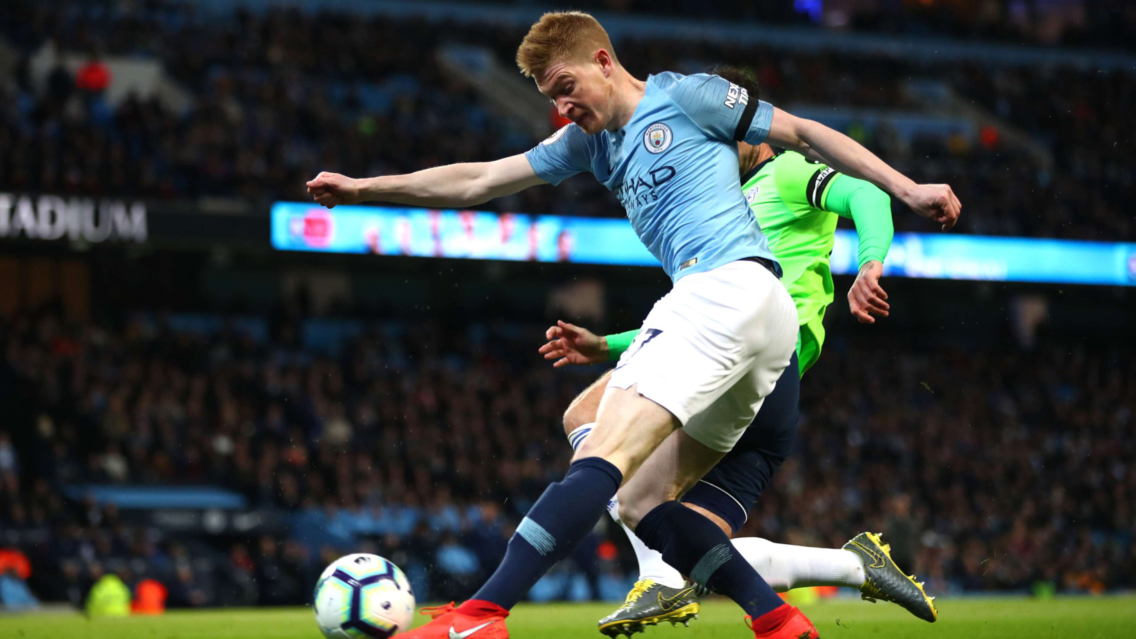 Kevin De Bruyne Manchester City Cardiff 0419