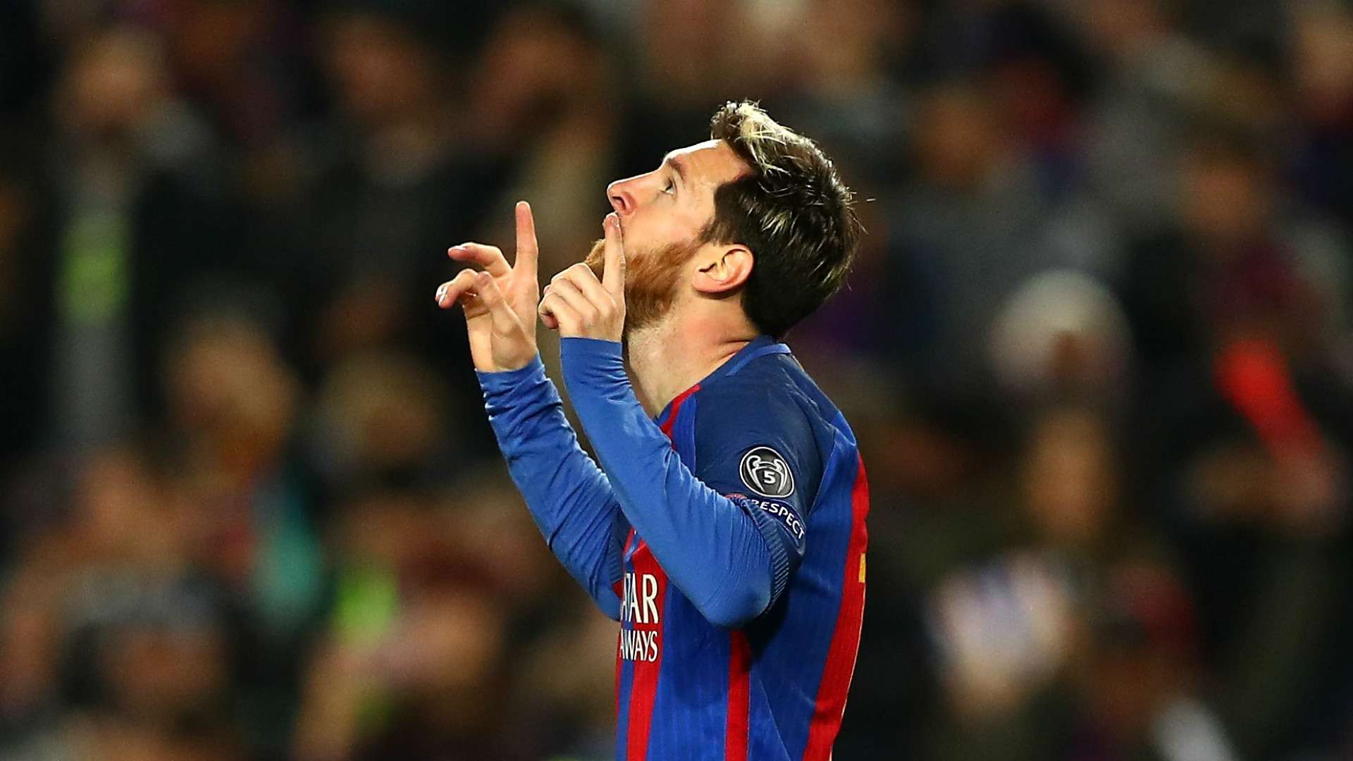 Messi Barcelona Borussia Monchengladbach Champions League 6122016