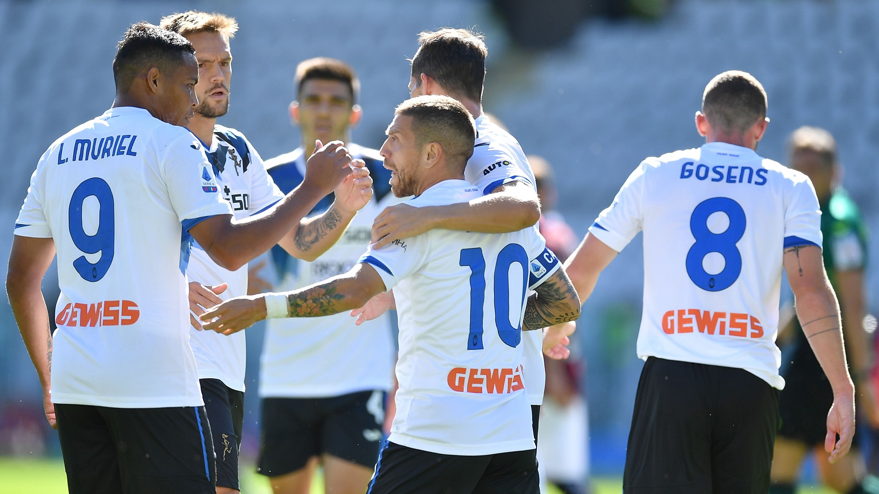 Alejandro Gomez Robin Gosens Luis Muriel Atalanta