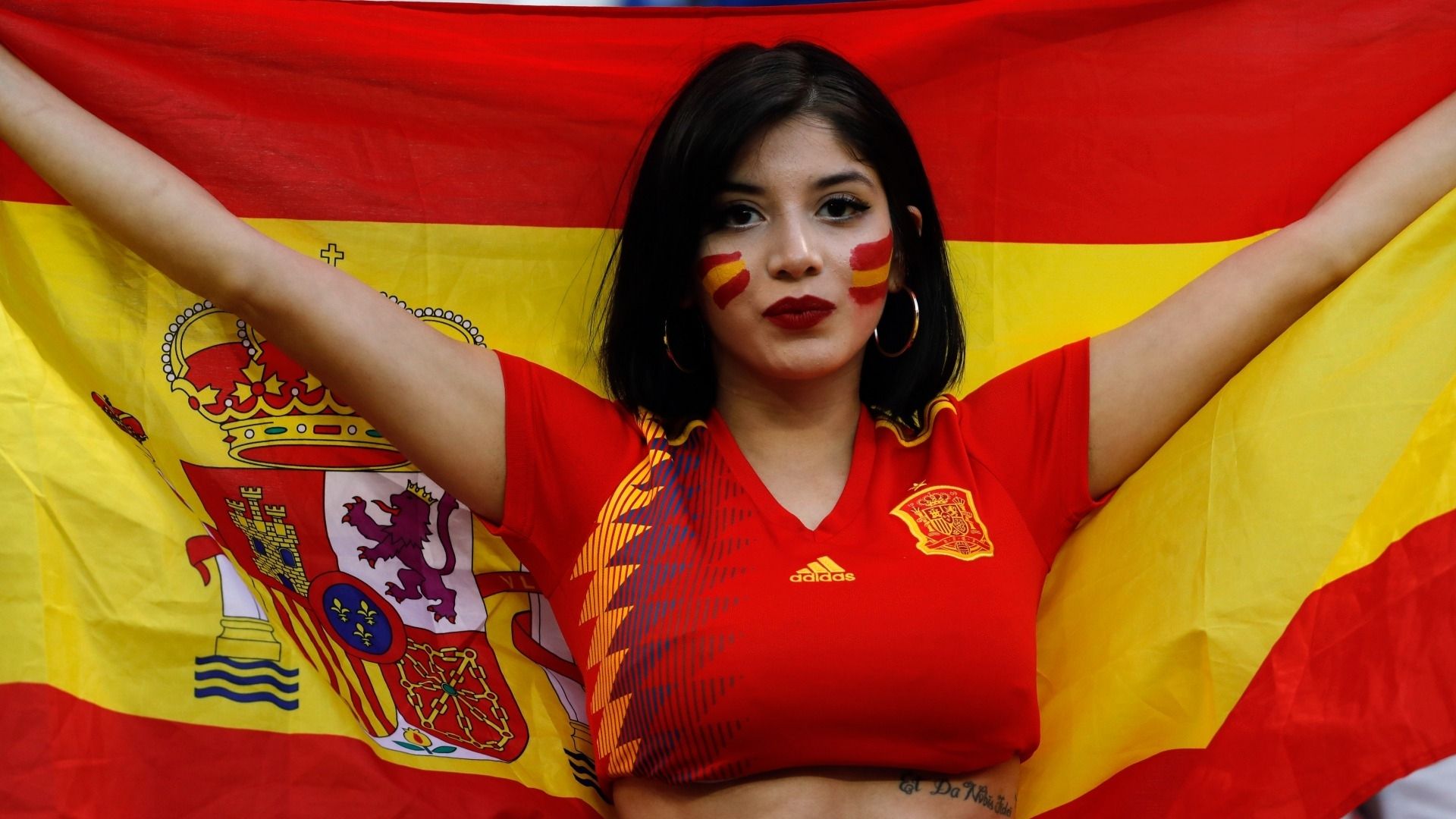 美女サポワールドカップ_イランvsスペイン_スペイン1