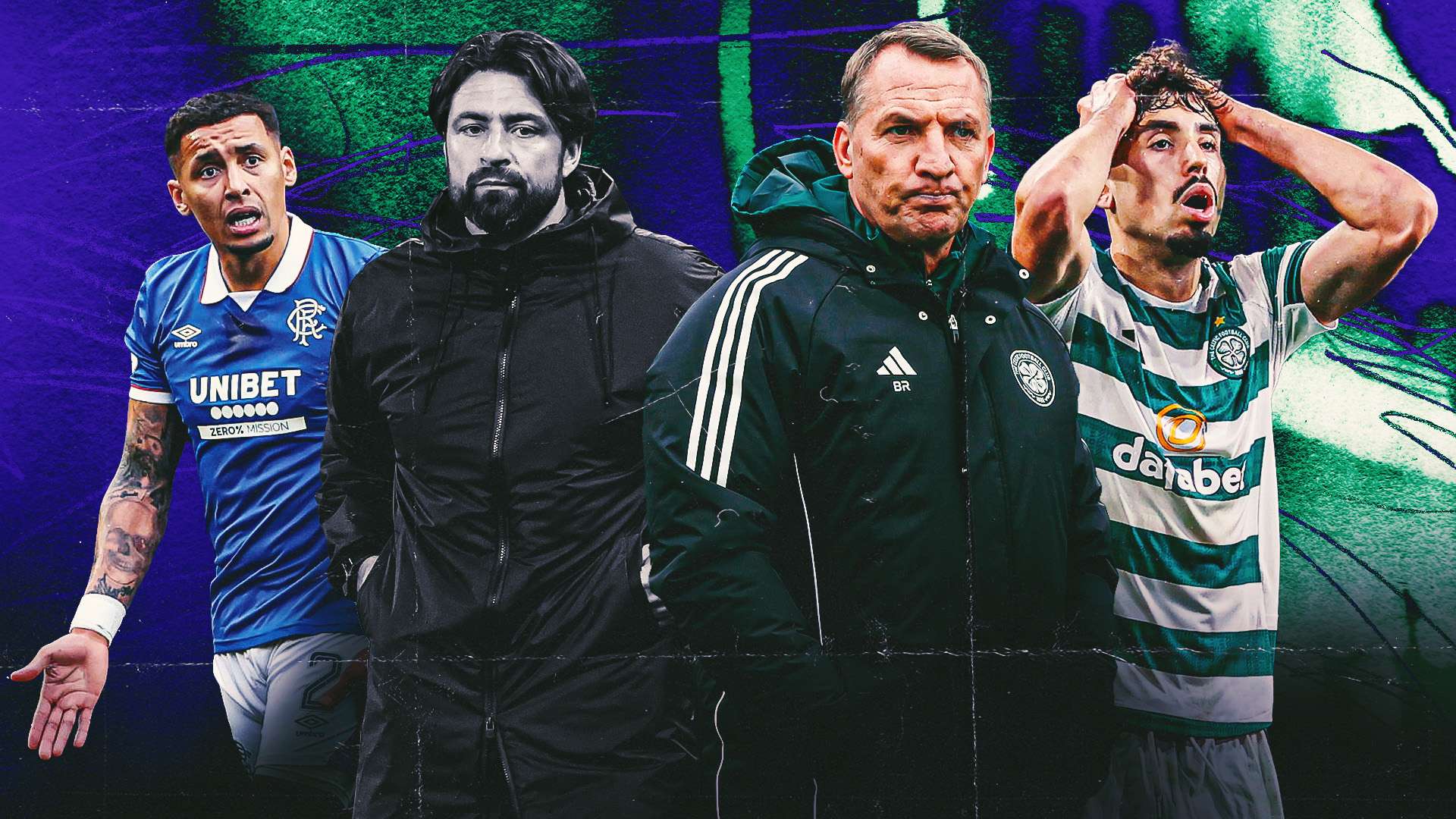 Old Firm Celtic Rangers