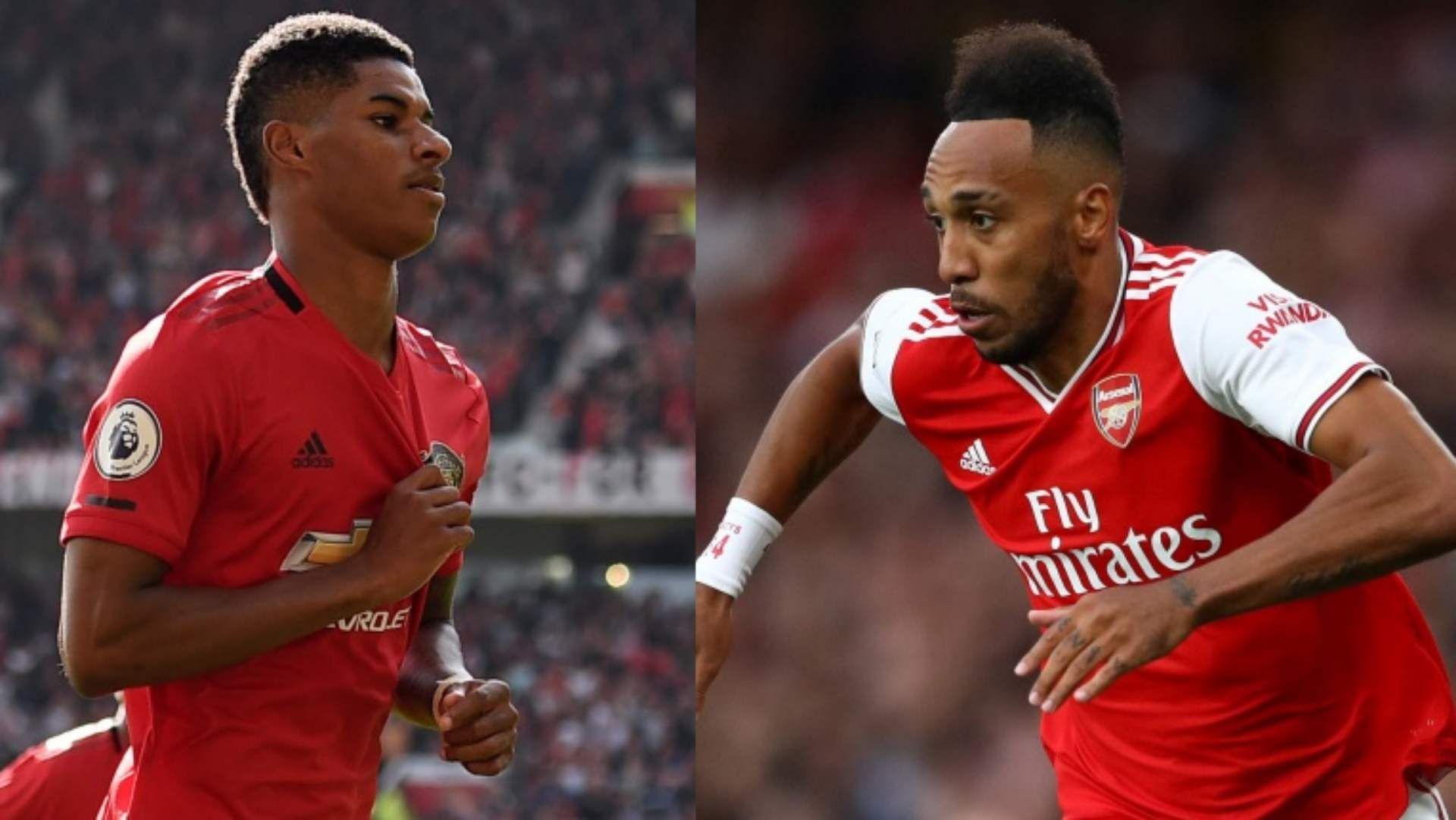Marcus Rashford Manchester United  Pierre-Emerick Aubameyang Arsenal
