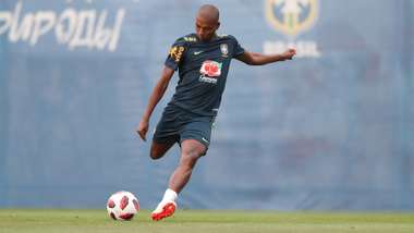 Fernandinho Brasil treino Copa do Mundo 03 07 18