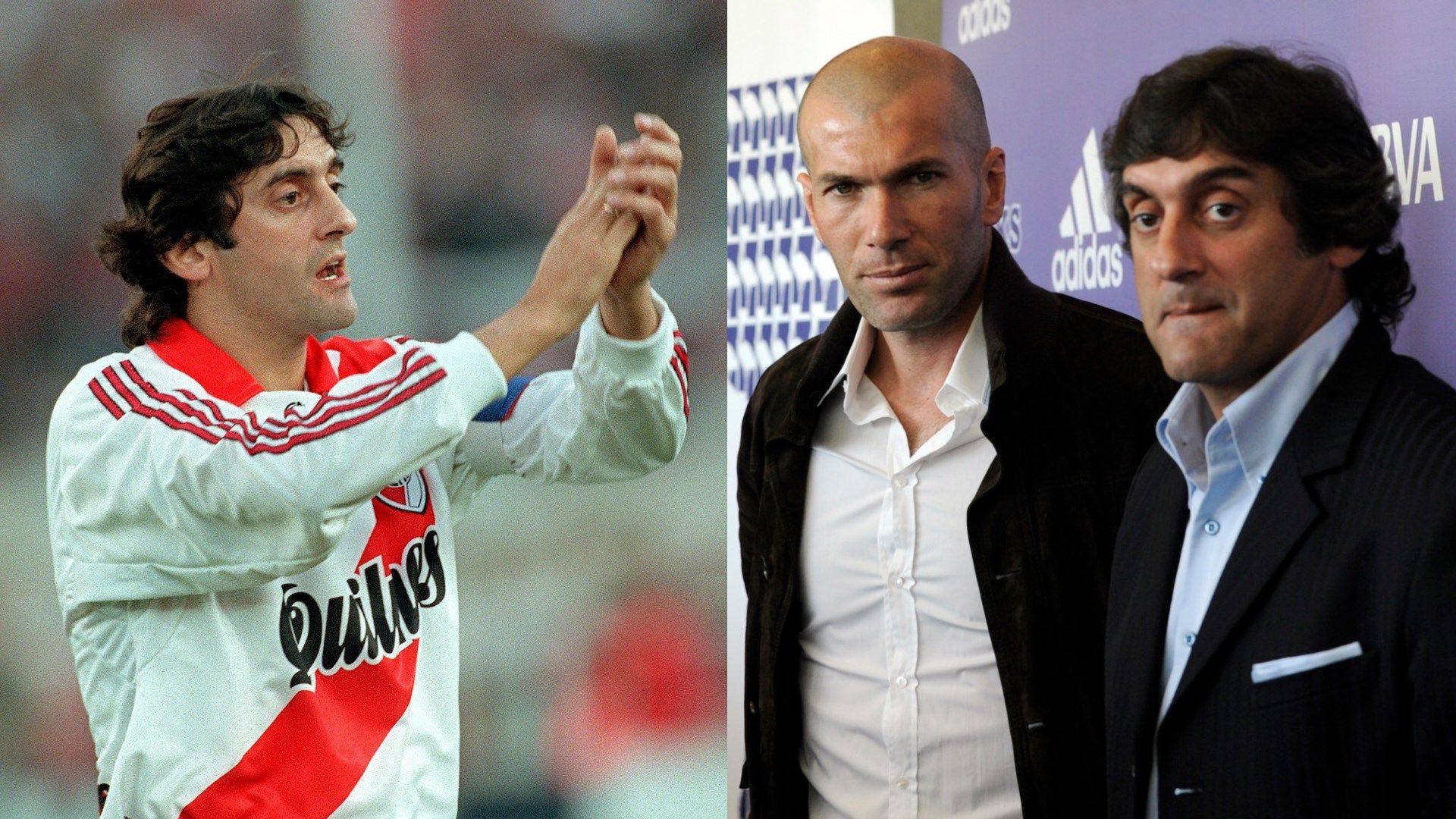 Francescoli Zidane collage