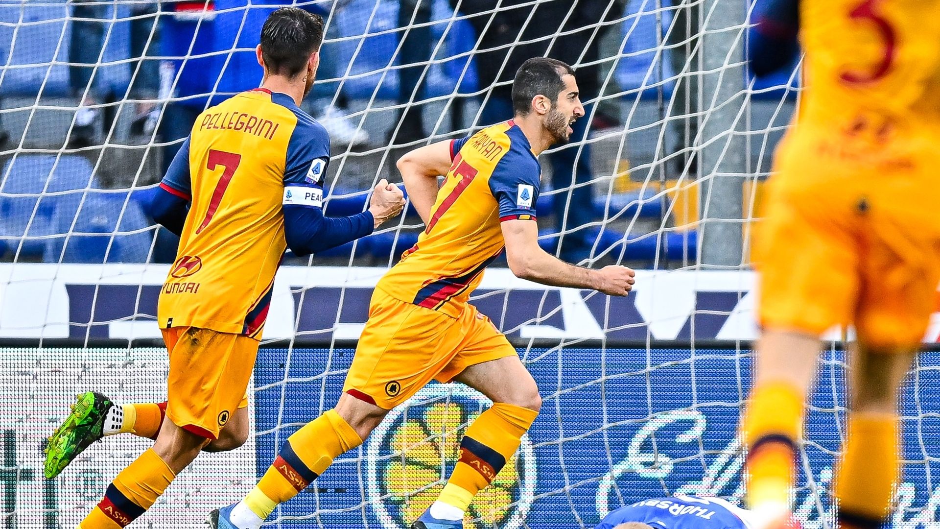 mhkitaryan goal sampdoria roma