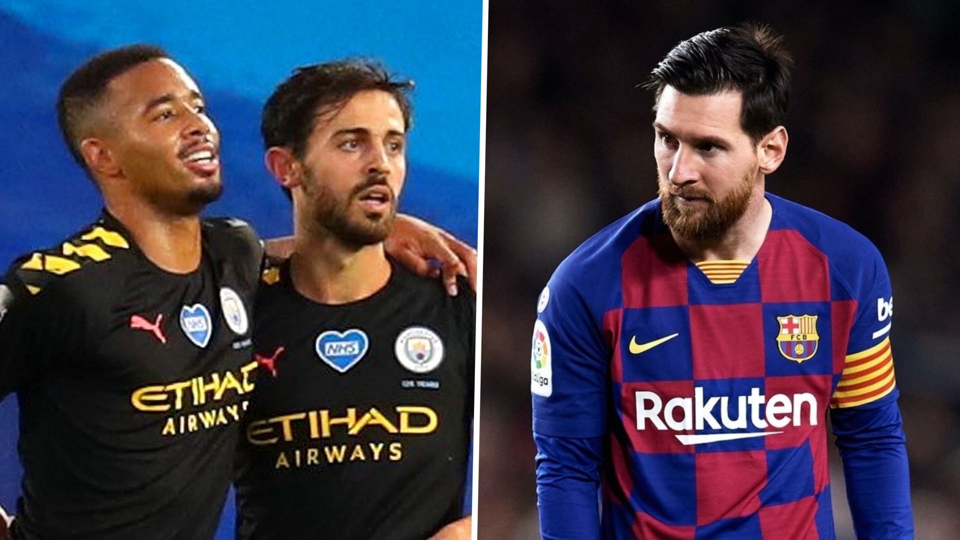 Gabriel Jesus Bernardo Silva Lionel Messi GFX