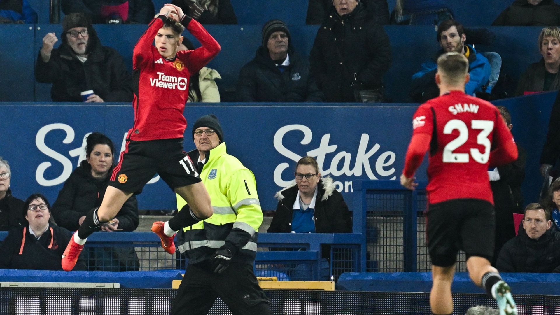 Alejandro Garnacho Manchester United Everton 2023-24