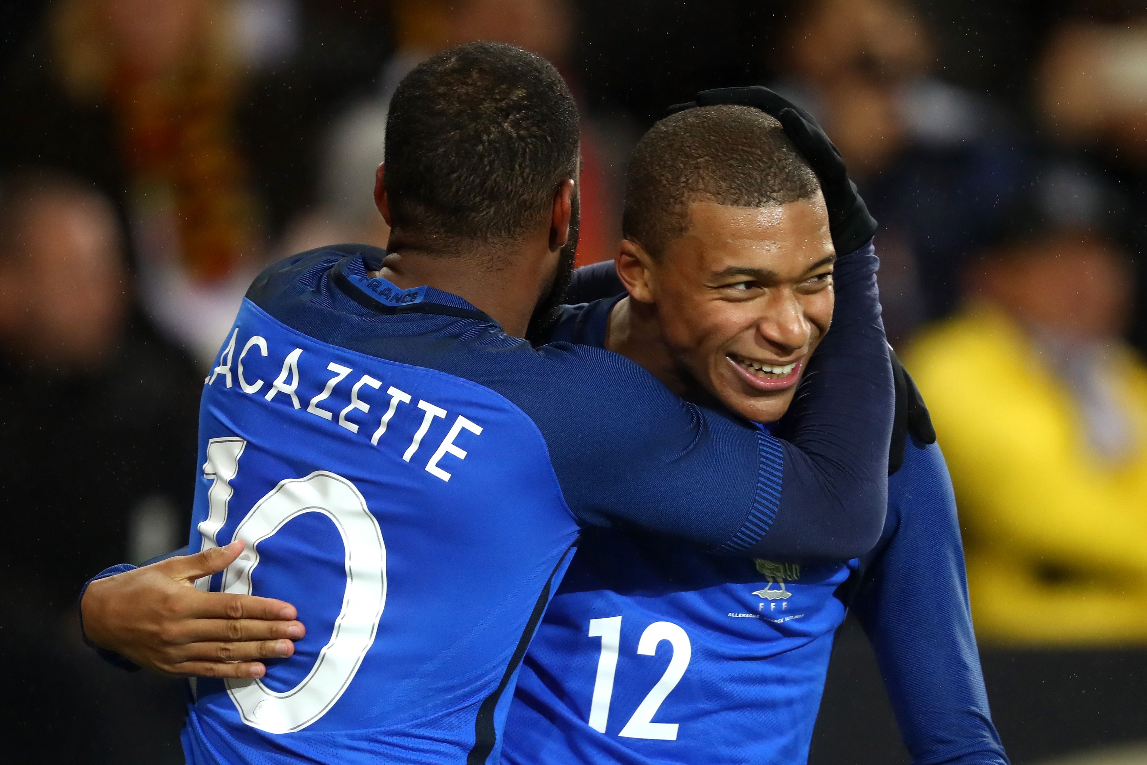 Alexandre Lacazette & Kylian Mbappe