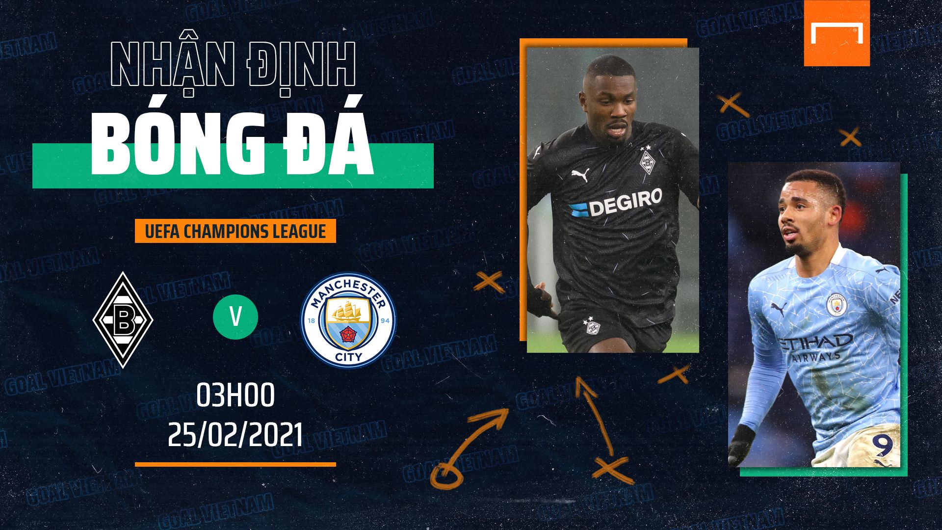 Mochengladbach Man City Preview Champions League 2020/21