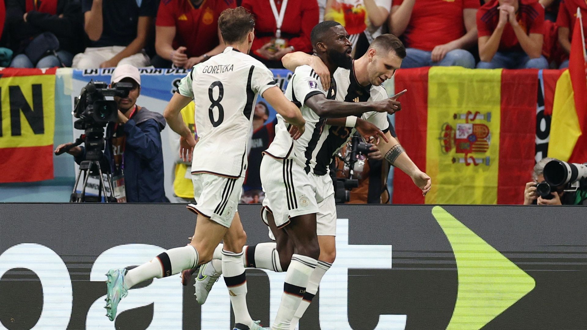 Rudiger Spain Germany World Cup Qatar 2022