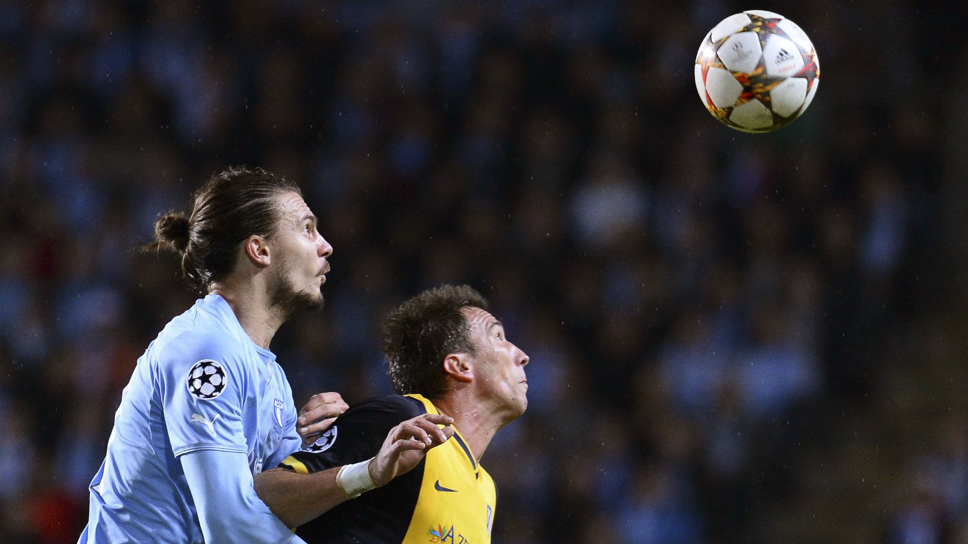 Erik Johansson Mario Mandzukic Malmo Atletico Madrid UEFA Champions League 11042014