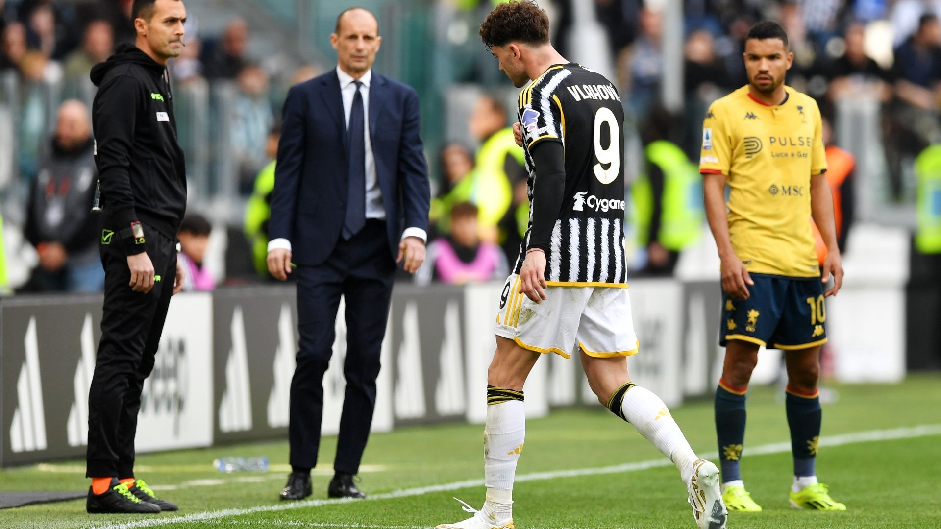 Vlahovic Juventus Genoa