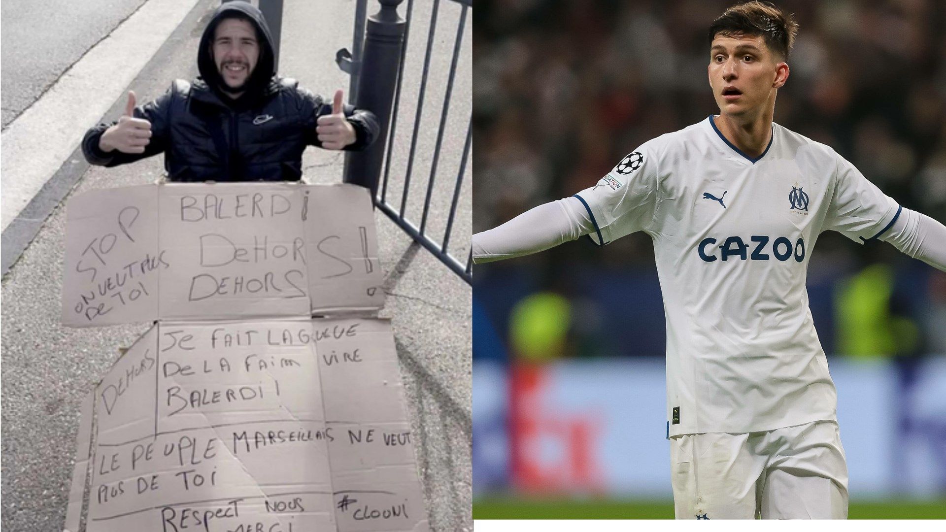 GFX Leonardo Balerdi Olympique Marseille fan