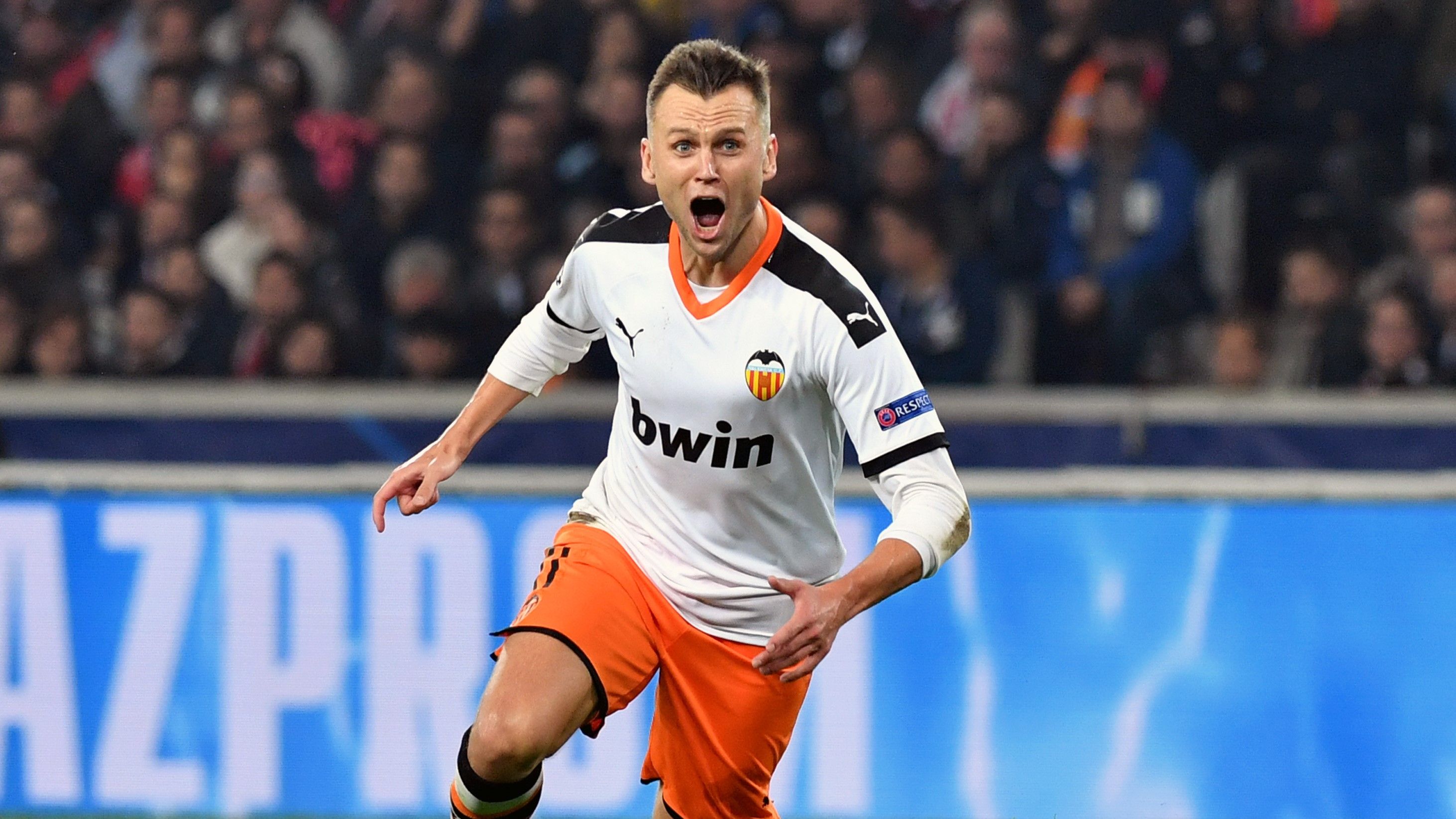 Denis Cheryshev Lille Valencia UCL 23102019
